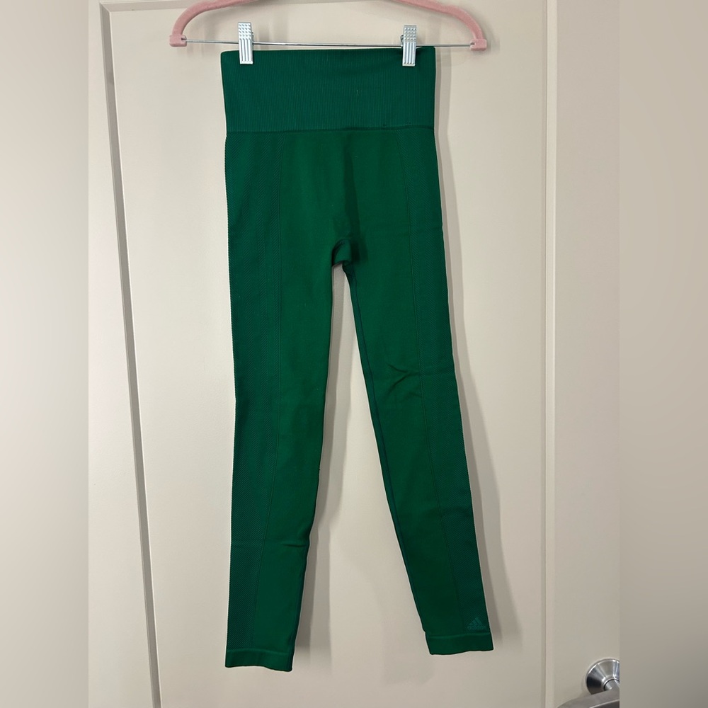 IVY PARK Drip 2 Forest Green Leggings High Waist Seamless Design
